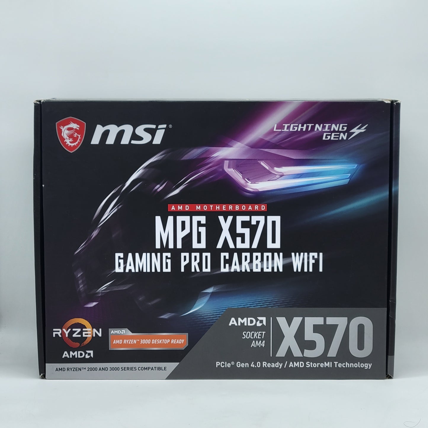 New MSi MPG X570 Gaming Pro Carbon WIFI AM4 ATX AMD DDR4 Motherboard