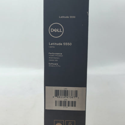 New Dell Latitude 5550 15.6" Core Ultra 5 125U 1.3GHz 16GB RAM 256GB SSD