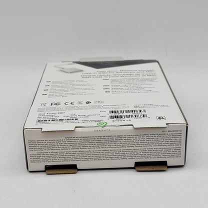 New Seagate External One Touch 1TB USB-C to USB-C SSD 3E9AP8-572