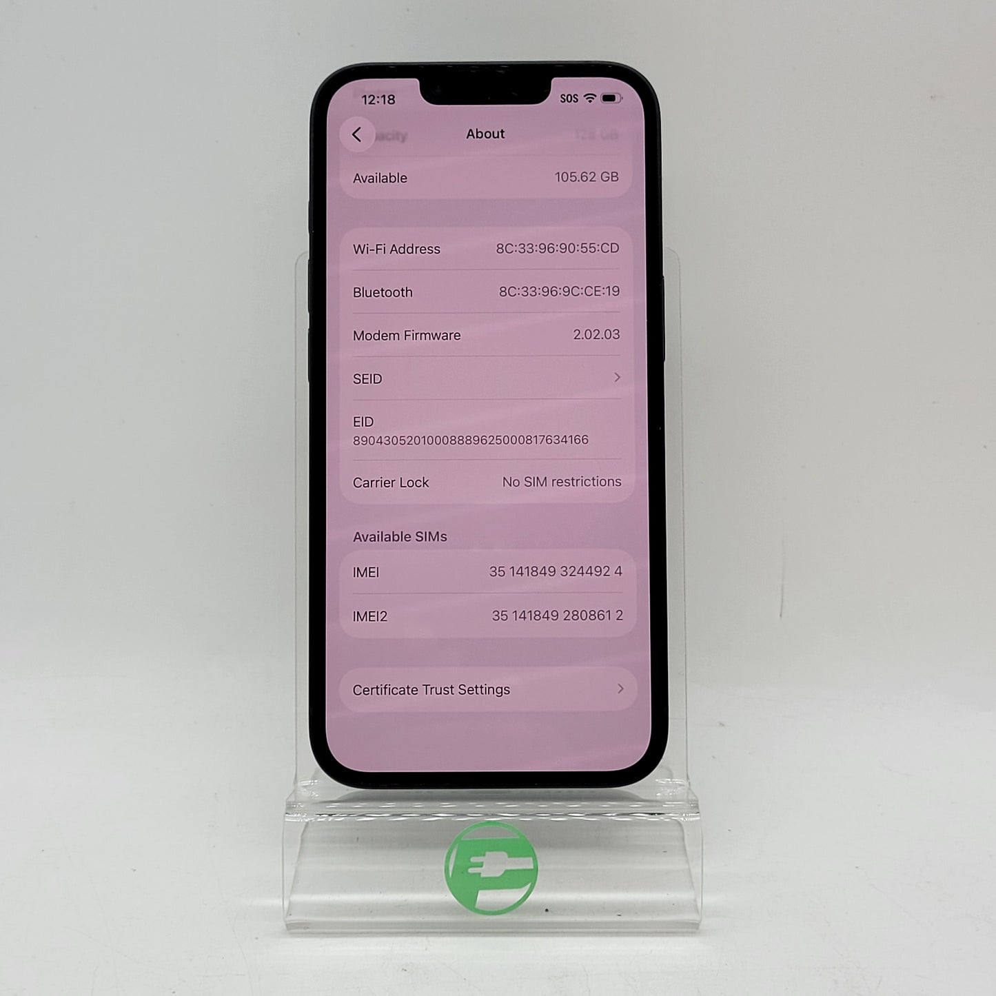 Factory Unlocked Apple iPhone 16e 128GB Black MD0D4LL/A