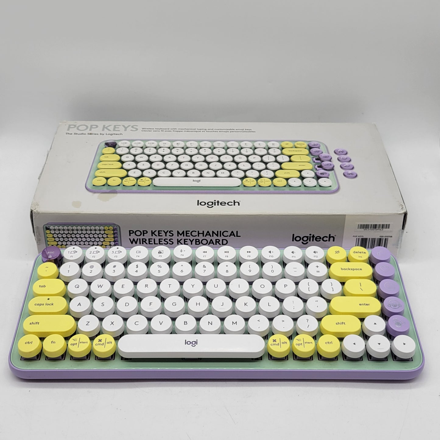 Logitech POP Keys Multi-Colored 920-010708 Mechanical Keyboard