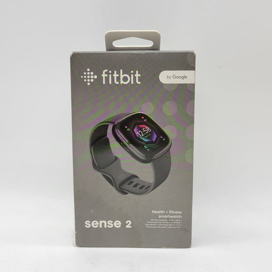 New Fitbit Sense 2 24mm Health & Fitness Smart Watch FB521BKGB