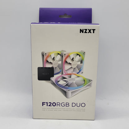 New NXZT F120RGB DUO Dual Sided RGB Fan with RGB Controller RF-D12TF-W1
