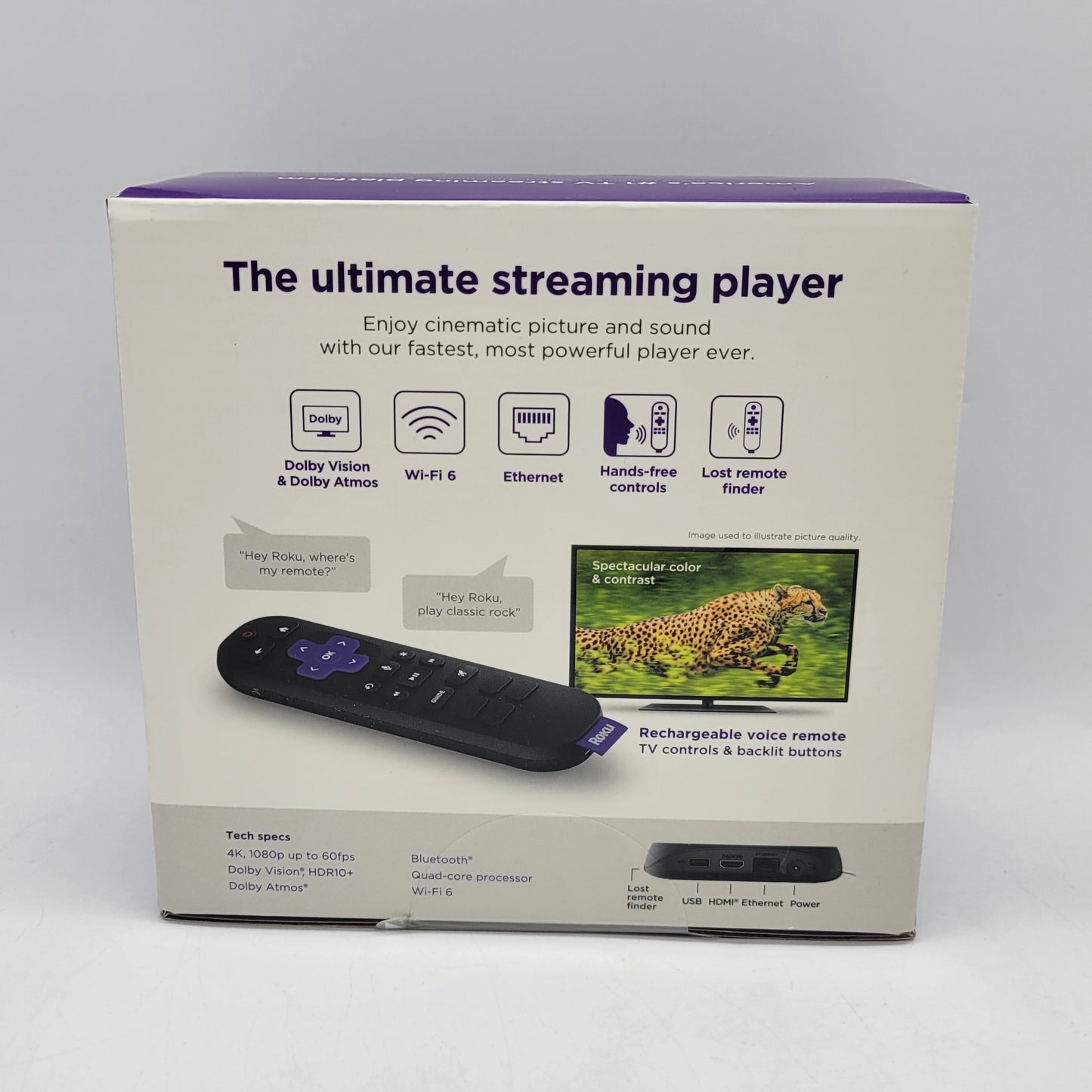 New Roku Ultra HD 4K Ultimate Streaming Player 4850R