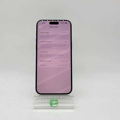 Factory Unlocked Apple iPhone 15 Pro Max 1TB Black MU7G3AA/A SIM tray