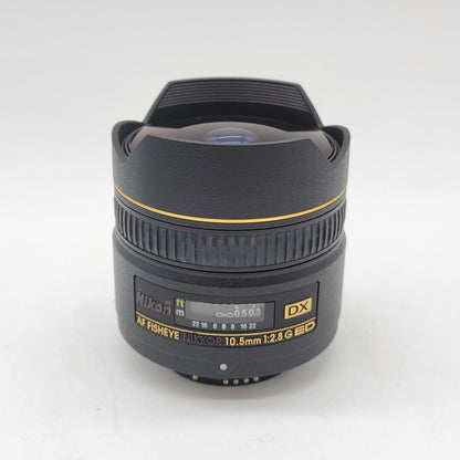 Nikon AF FISHEYE NIKKOR 10.5mm f/2.8G ED DX Lens