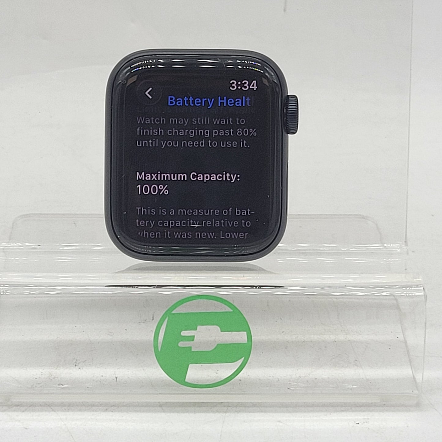 GPS Only Apple Watch SE 3 40MM Midnight Aluminum MEH94LW/A Face Only