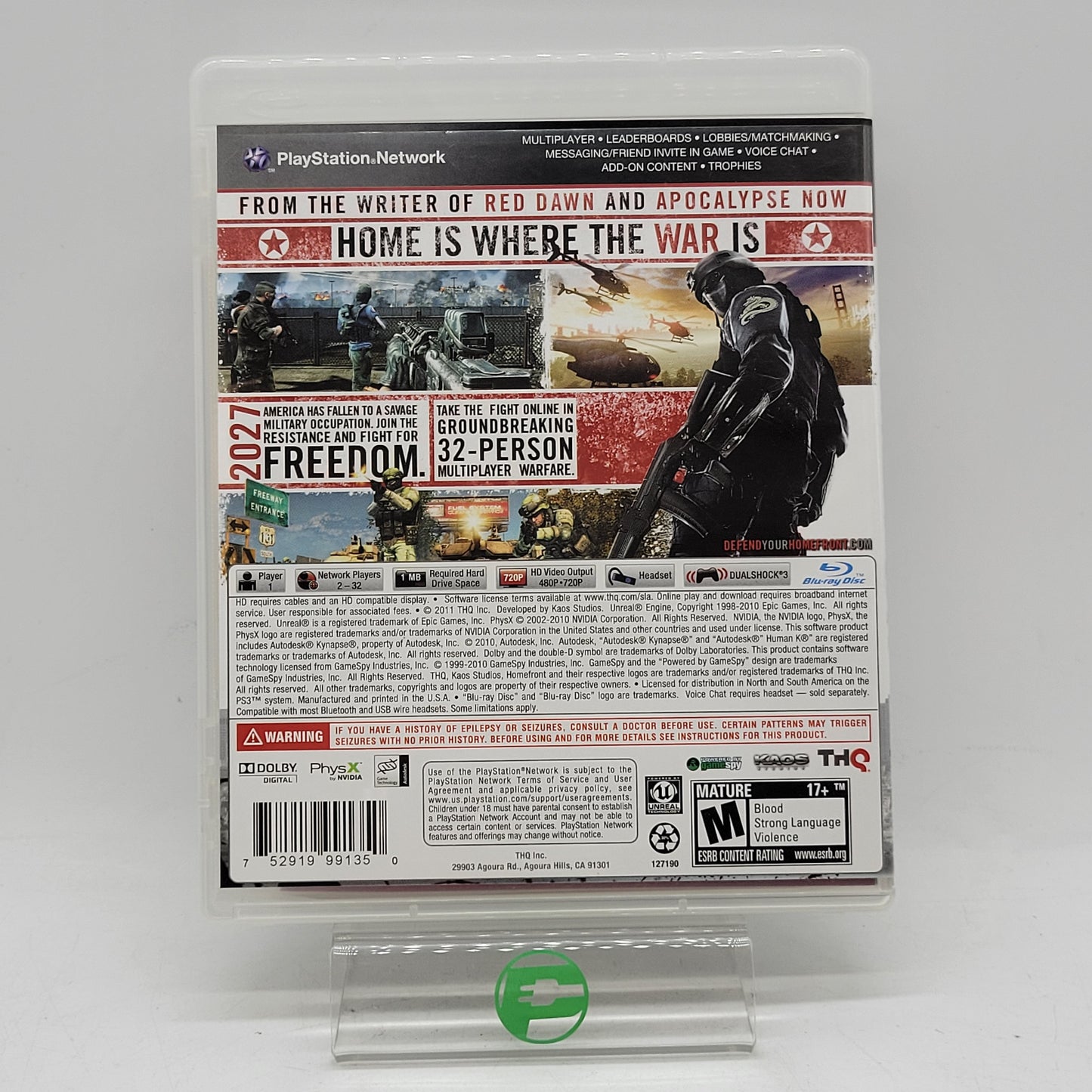 Homefront (Sony PlayStation 3 PS3, 2011)