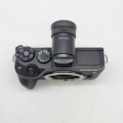 Canon EOS M6 Mark II 32.5MP Mirrorless Camera With EVFDC2 Viewfinder