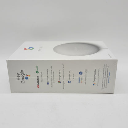 New Google Nest Mini 2nd Gen Smart Speaker Chalk GA00638-US
