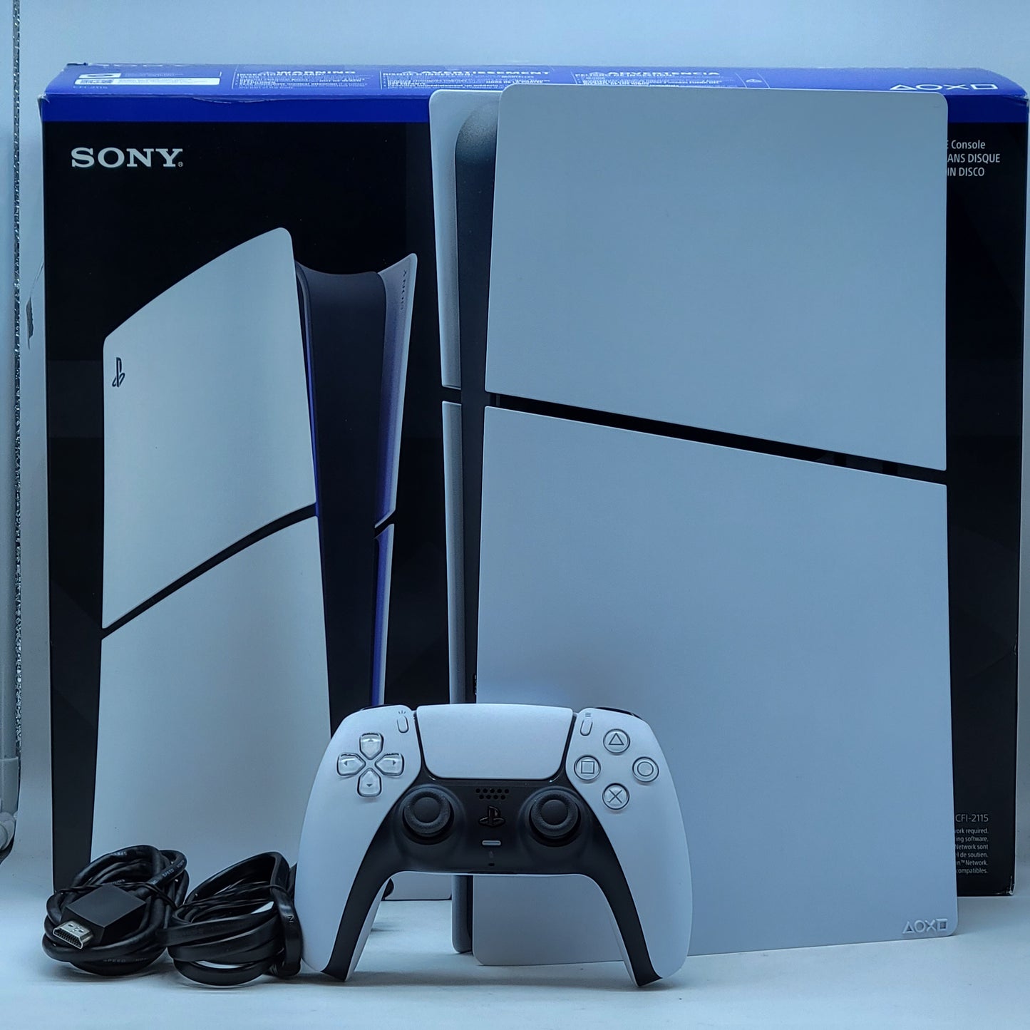 Sony PlayStation 5 Slim Digital PS5 825GB White Console Gaming System CFI-2115