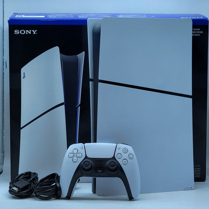 Sony PlayStation 5 Slim Digital PS5 825GB White Console Gaming System CFI-2115