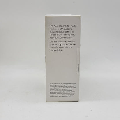 New Google Nest  Thermostat Snow GA01334