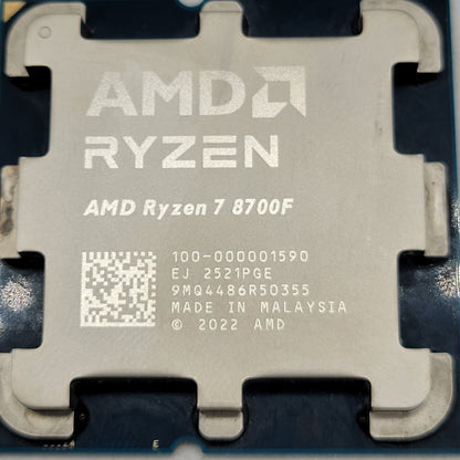 AMD Ryzen 7 8700F 4.10GHz 8 Core 100-000001590 16 Thread AM5 CPU
