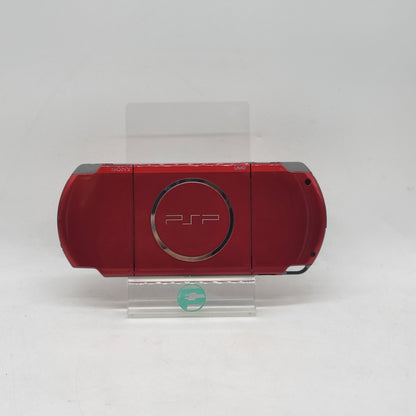 Sony PlayStation Portable PSP PSP-3000 Handheld Console Gaming System Red