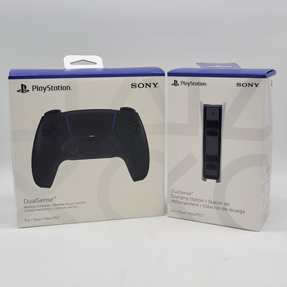 New Sony PlayStation 5 PS5 Dualsense Wireless Controller Black CFI-ZCT1W