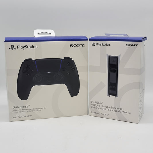 New Sony PlayStation 5 PS5 Dualsense Wireless Controller Black CFI-ZCT1W