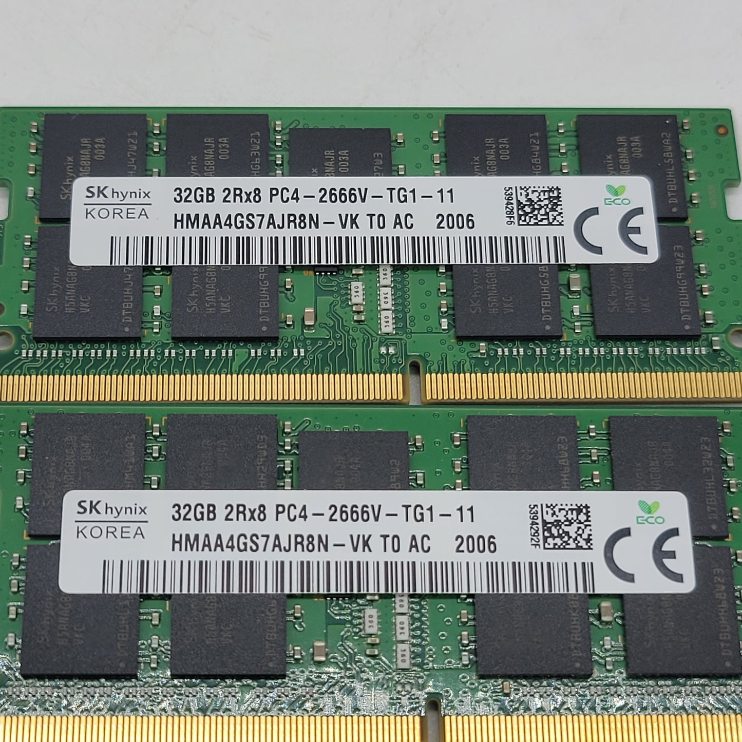 SK Hynix 64GB (2x32GB) RAM DDR4 2666MHz HMAA4GS7AJR8N-VK