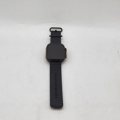 Unlocked Apple Watch Ultra 3 49MM Black Titanium Black Ocean Band MF0J4LW/A
