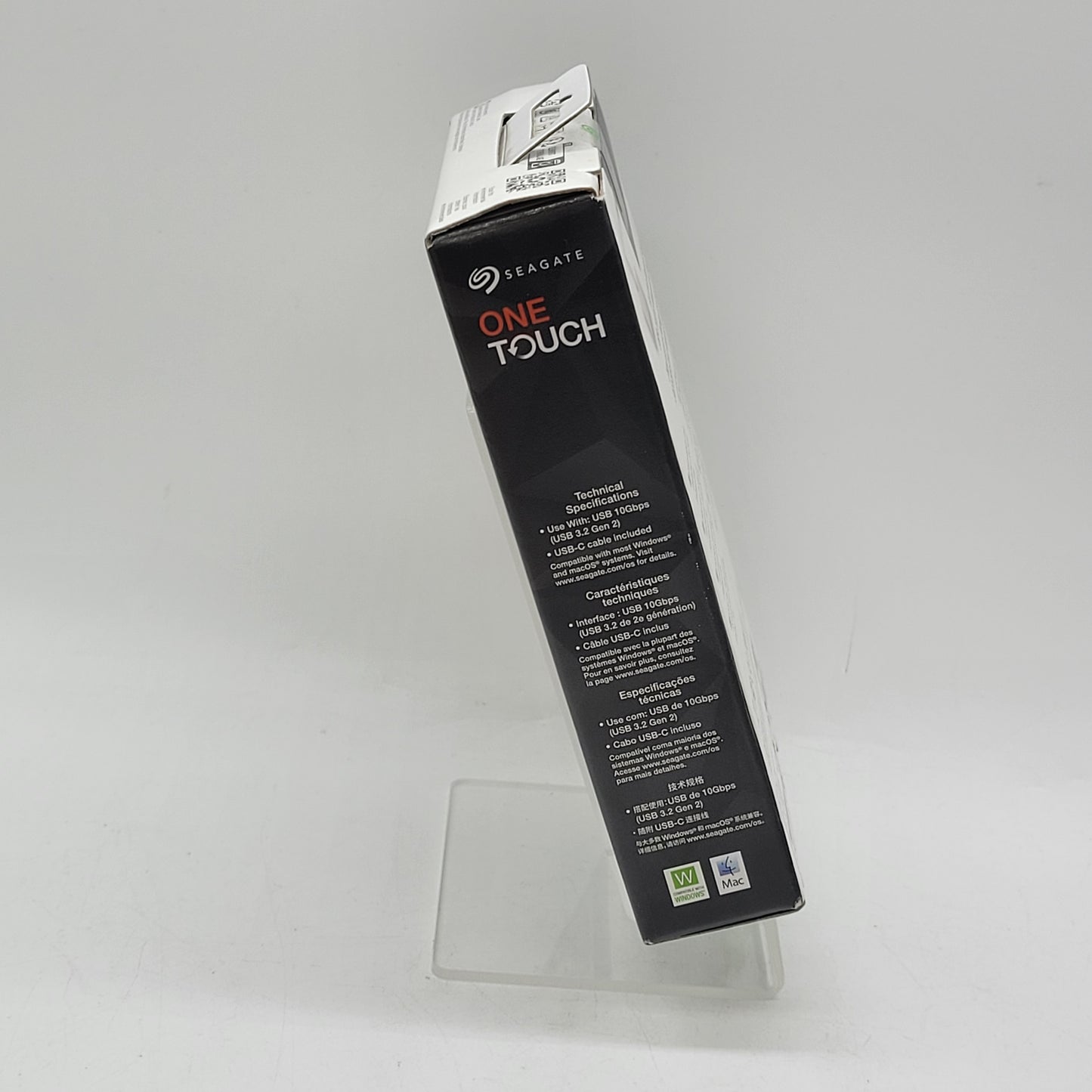 New Seagate External One Touch 1TB USB-C to USB-C SSD 3E9AP8-572