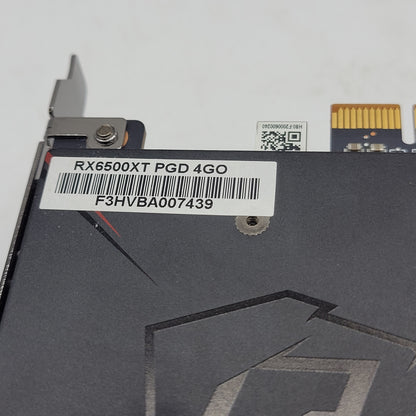 AsRock Radeon RX 6500 XT Phantom Gaming 4GB GDDR6 Graphics Card RX6500XTPGD4G0