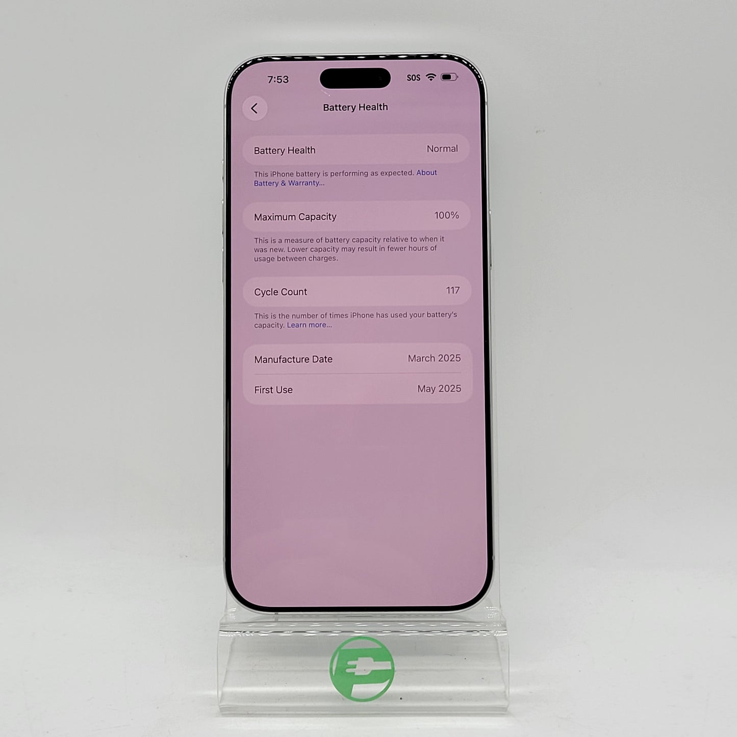 Factory Unlocked Apple iPhone 16 Pro Max 256GB White MYW43LL/A