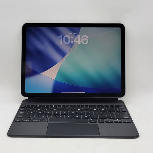 WiFi Only Apple iPad Air 5th Gen 256GB Space Gray MM9L3LL/A With Keyboard