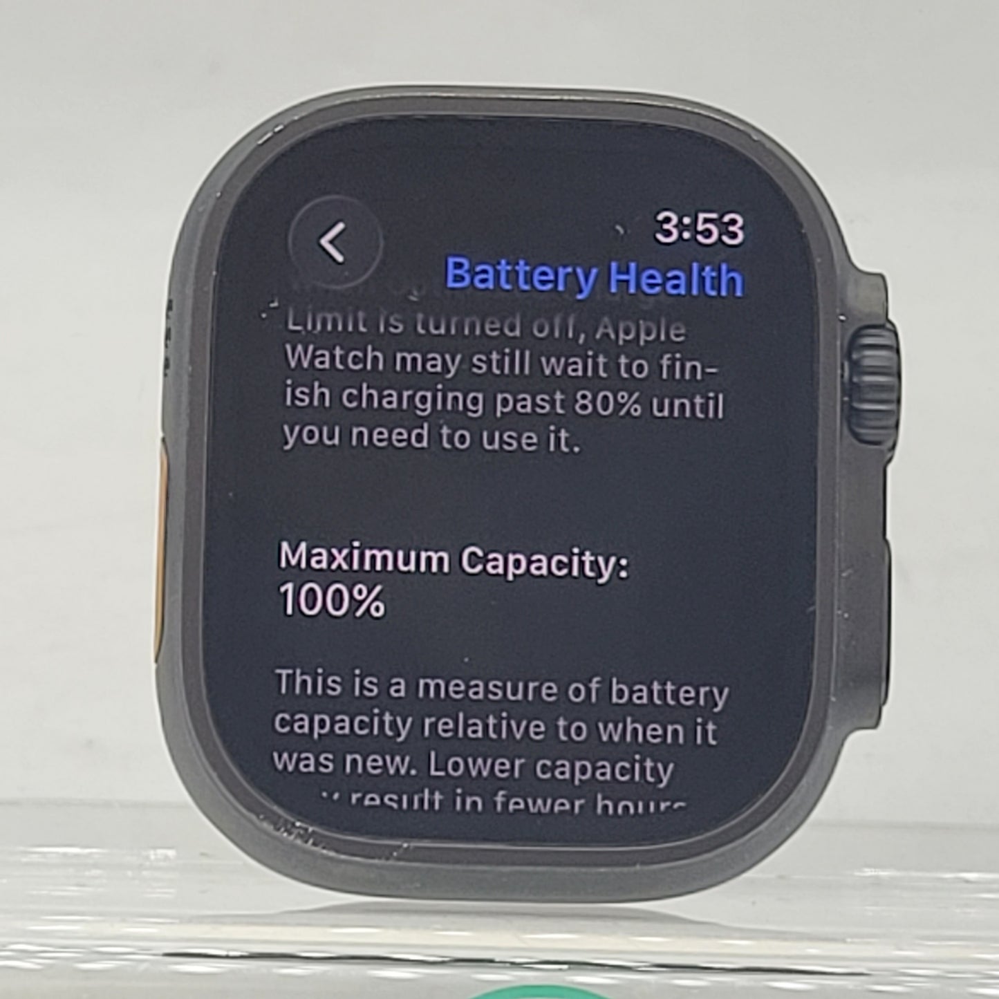 Unlocked Apple Watch Ultra 2 49MM Black Titanium Black Band MX4R3LW/A