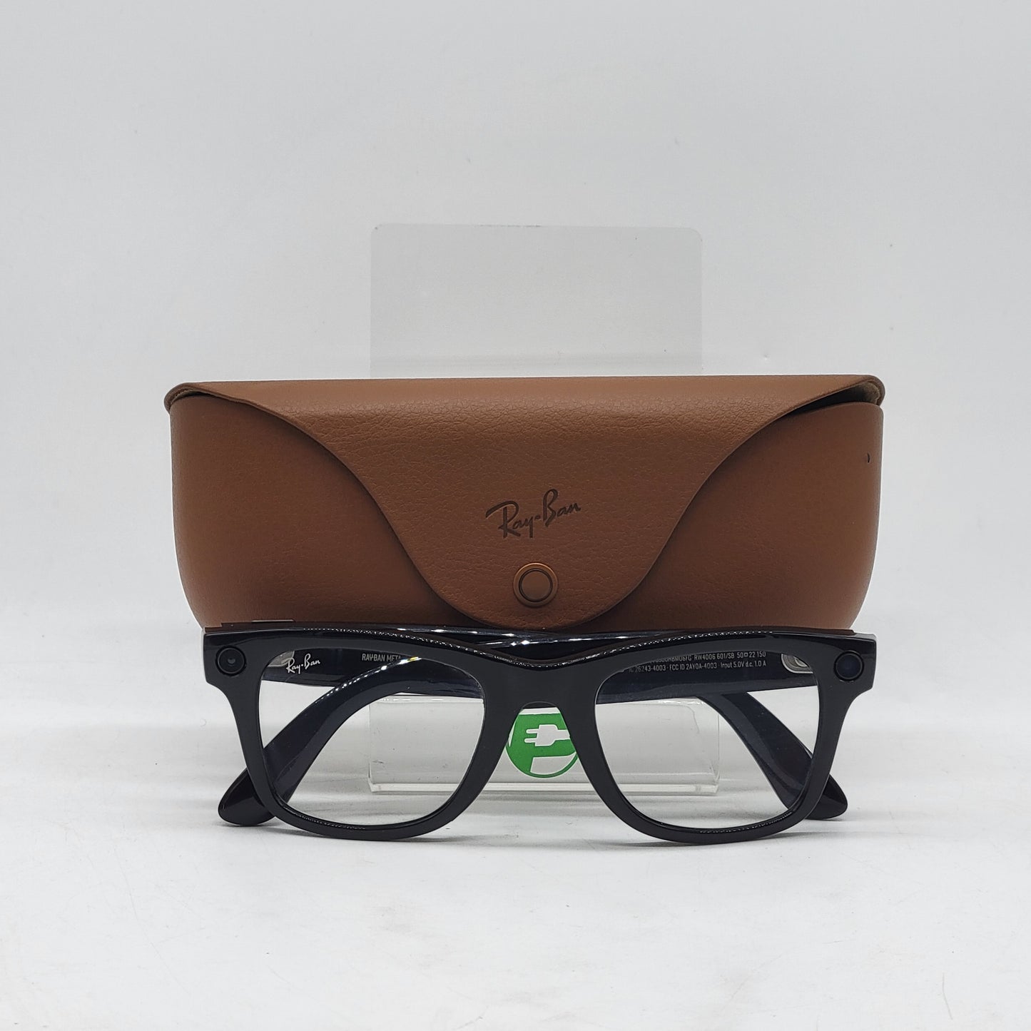 Ray-Ban Meta Wayfarer Gen 1 Shiny Black Transitions RW4006 AI Smart Glasses