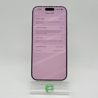 Factory Unlocked Apple iPhone 16 Pro Max 1TB Natural Titanium MYWF3LL/A