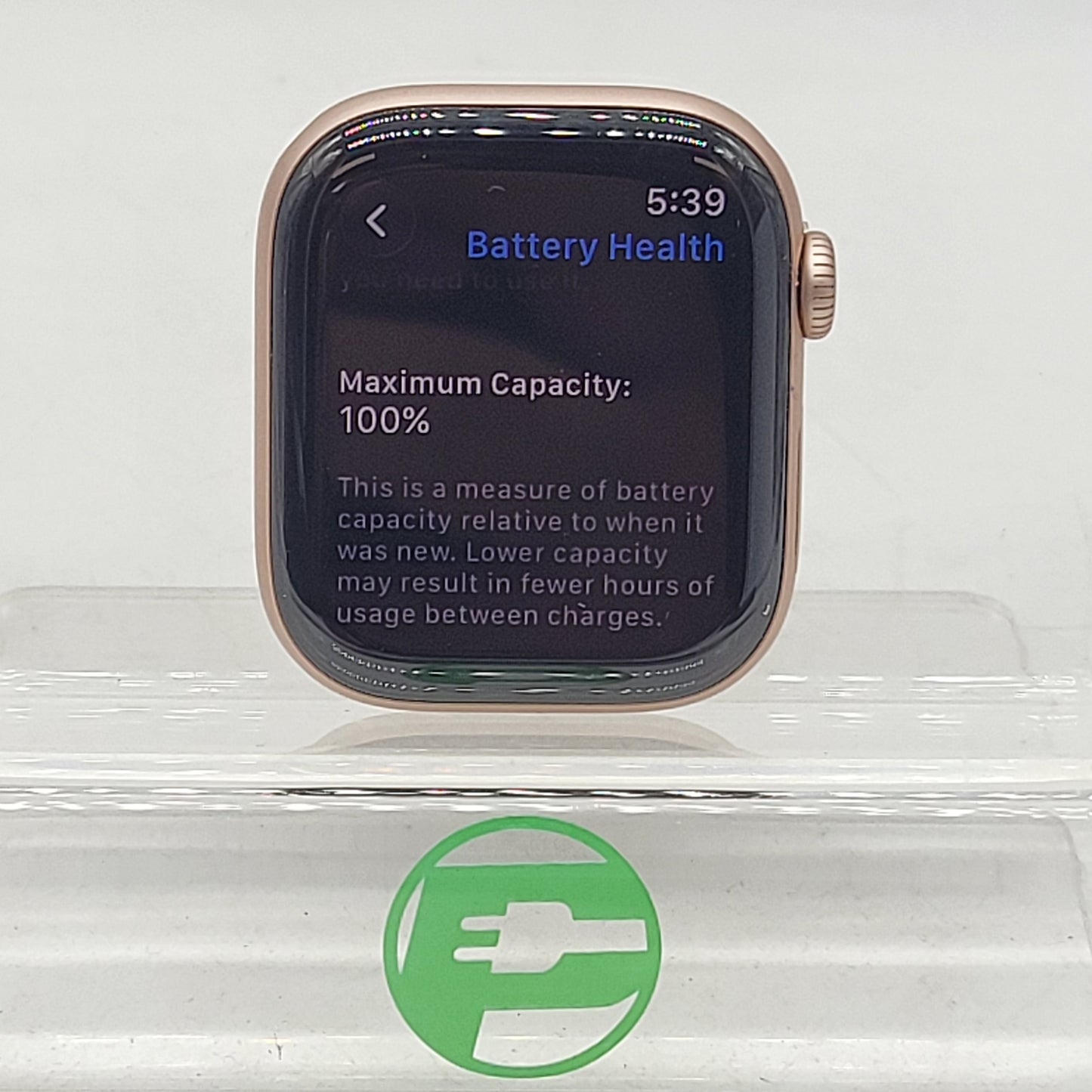GPS Only Apple Watch Series 11 42MM Rose Gold Aluminum MEU04LW/A Face Only