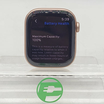 GPS Only Apple Watch Series 11 42MM Rose Gold Aluminum MEU04LW/A Face Only