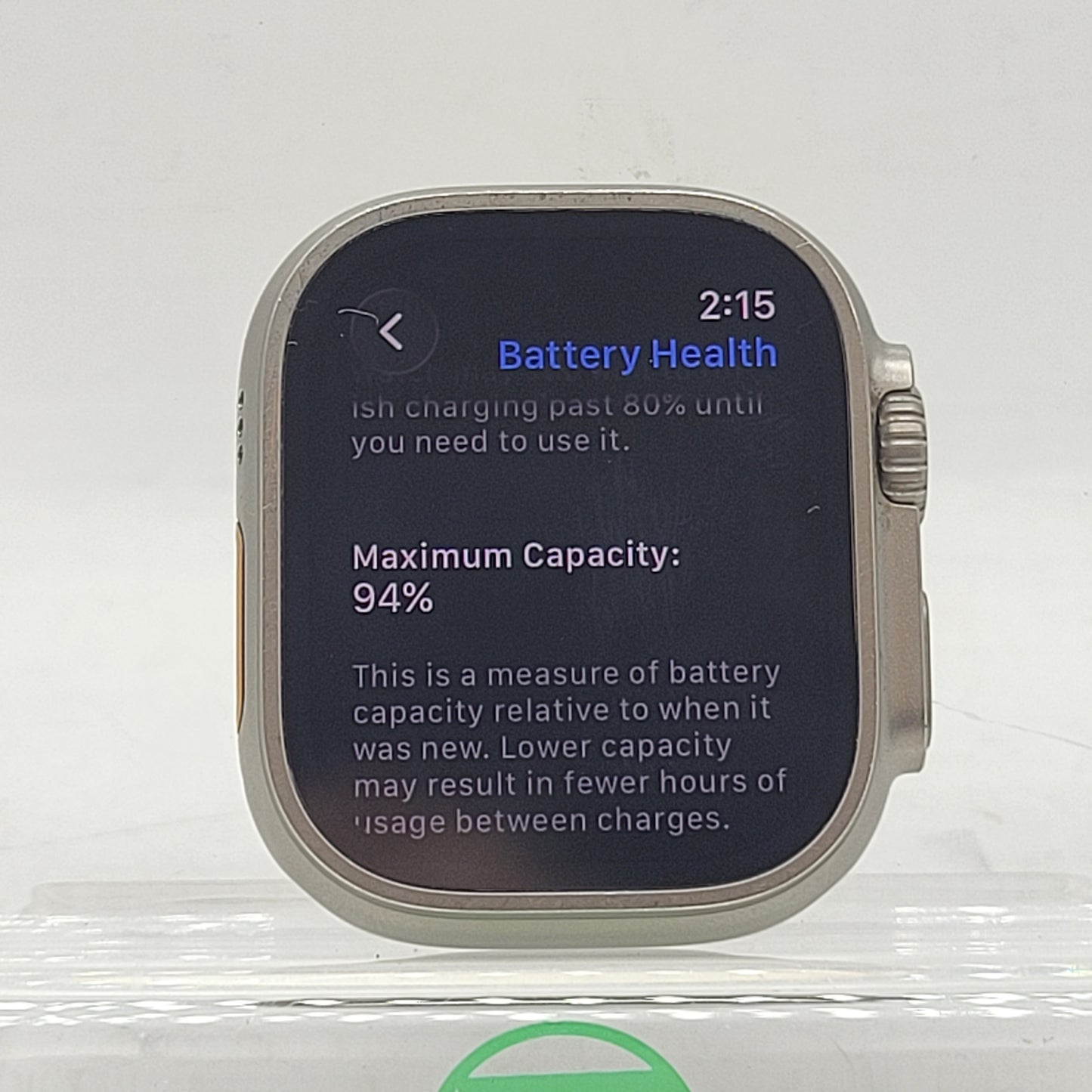 Unlocked Apple Watch Ultra 49MM Natural Titanium Gray Trail Loop MQF33LL/A
