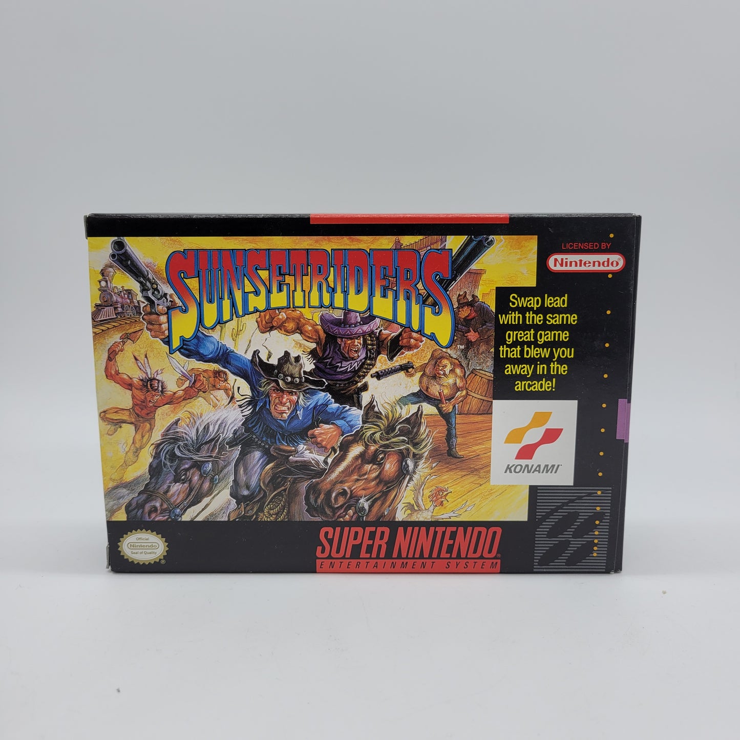 Sunset Riders (Super Nintendo SNES, 1993) CIB