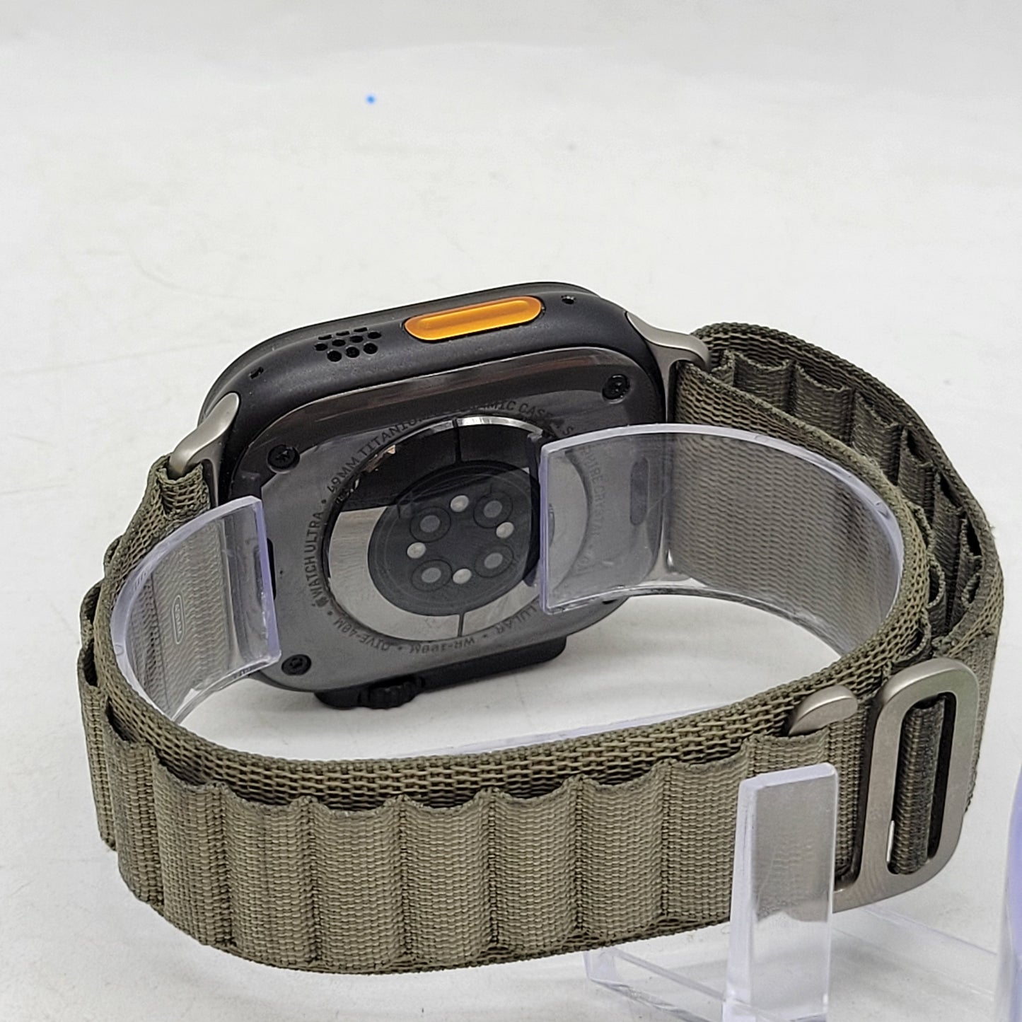 Unlocked Apple Watch Ultra 3 49MM Black Titanium Green Alpine Loop MF0J4LW/A