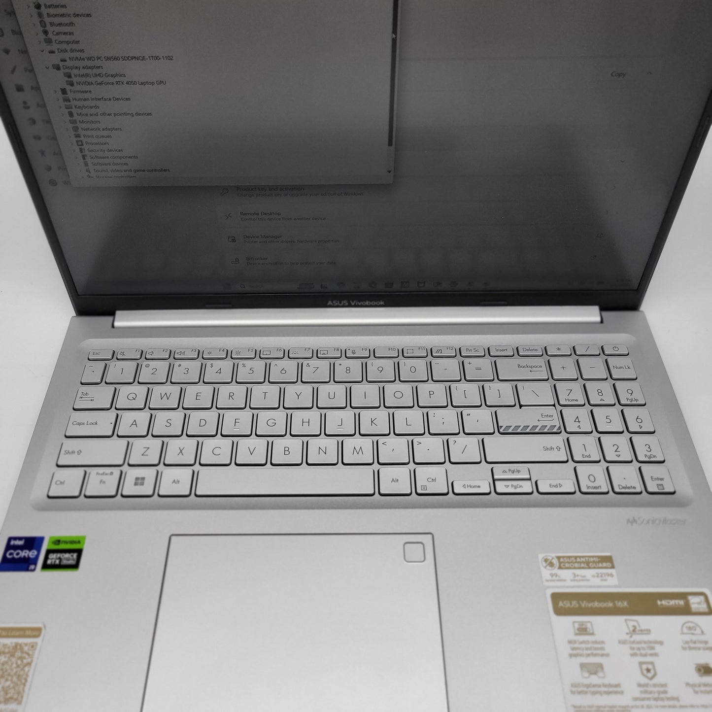 Asus Vivobook 16X K3605VU 16" i9-13900H 2.6GHz 16GB RAM 1TB SSD GeForce RTX 4050