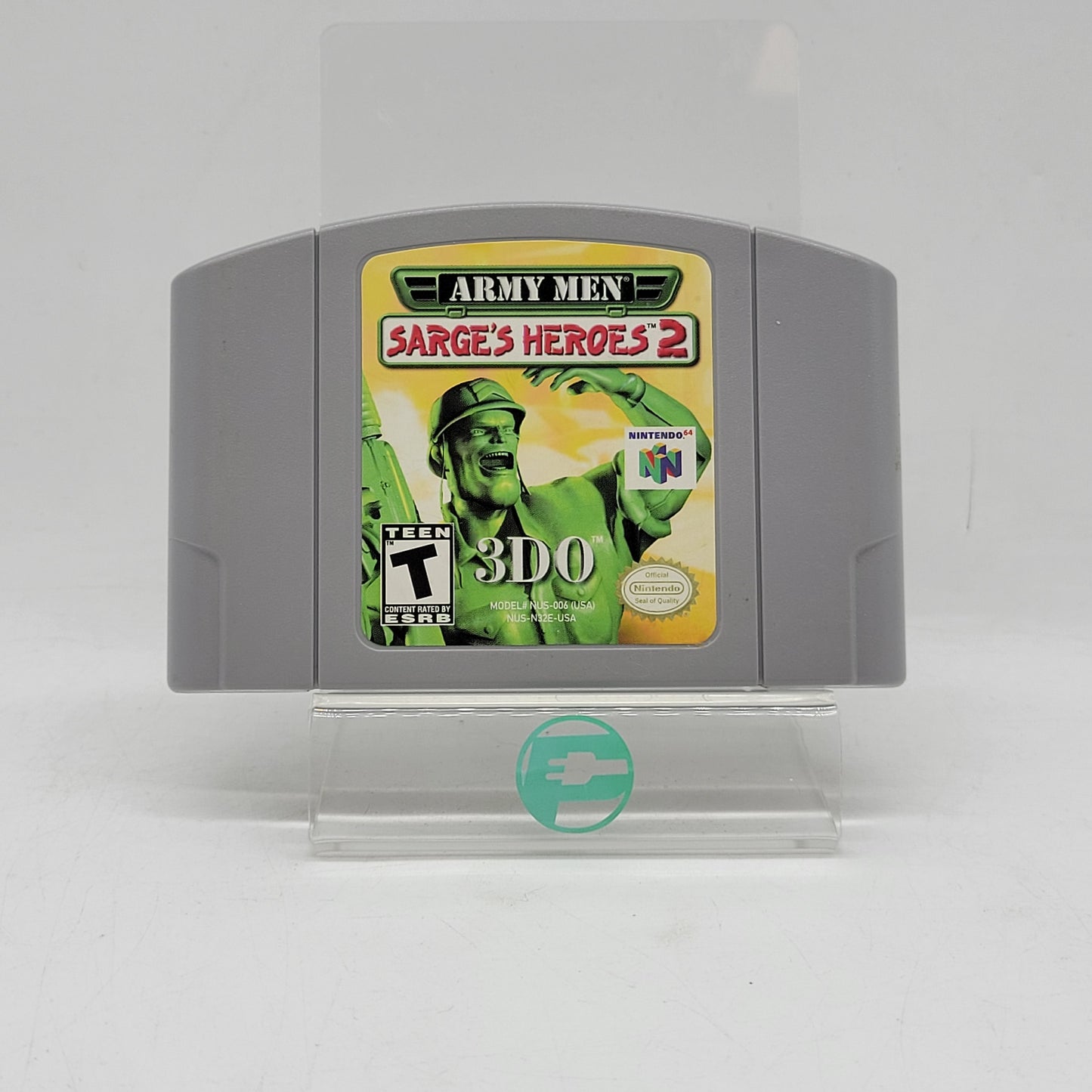 Army Men Sarge's Heroes 2 (Nintendo 64 N64, 2000) Cartridge Only