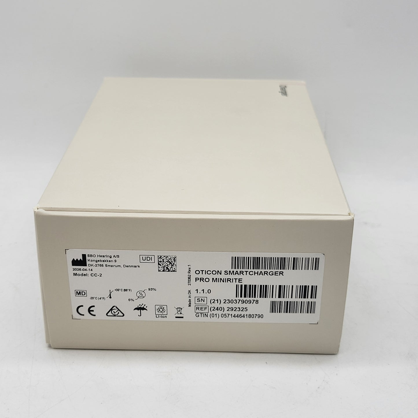 Oticon Intent 3 MiniRITE C090 Bluetooth Hearing Aids Chromebeige 269601