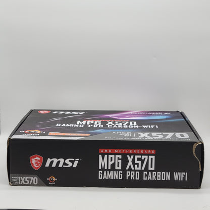 New MSi MPG X570 Gaming Pro Carbon WIFI AM4 ATX AMD DDR4 Motherboard