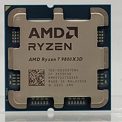 AMD Ryzen 7 9800X3D 4.70GHz 8 Core 100-000001084 16 Thread AM5