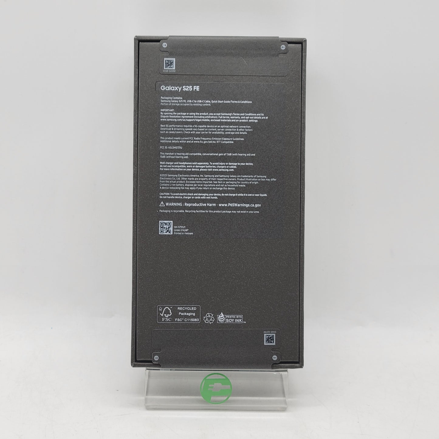 New Factory Unlocked Samsung Galaxy S25 FE 8GB 256GB SM-S731U1 Jetblack