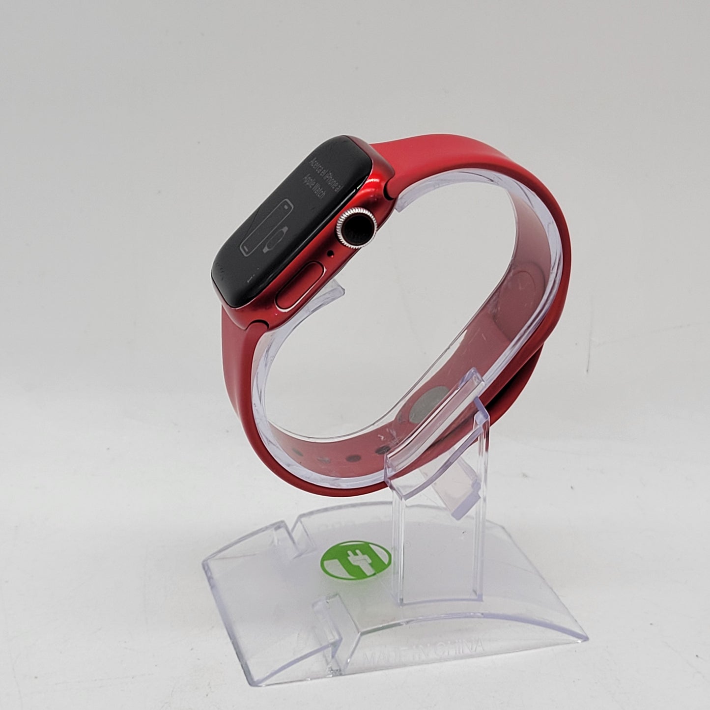 GPS Only Apple Watch Series 8 41MM Product Red Aluminum Red Sport Band A2770