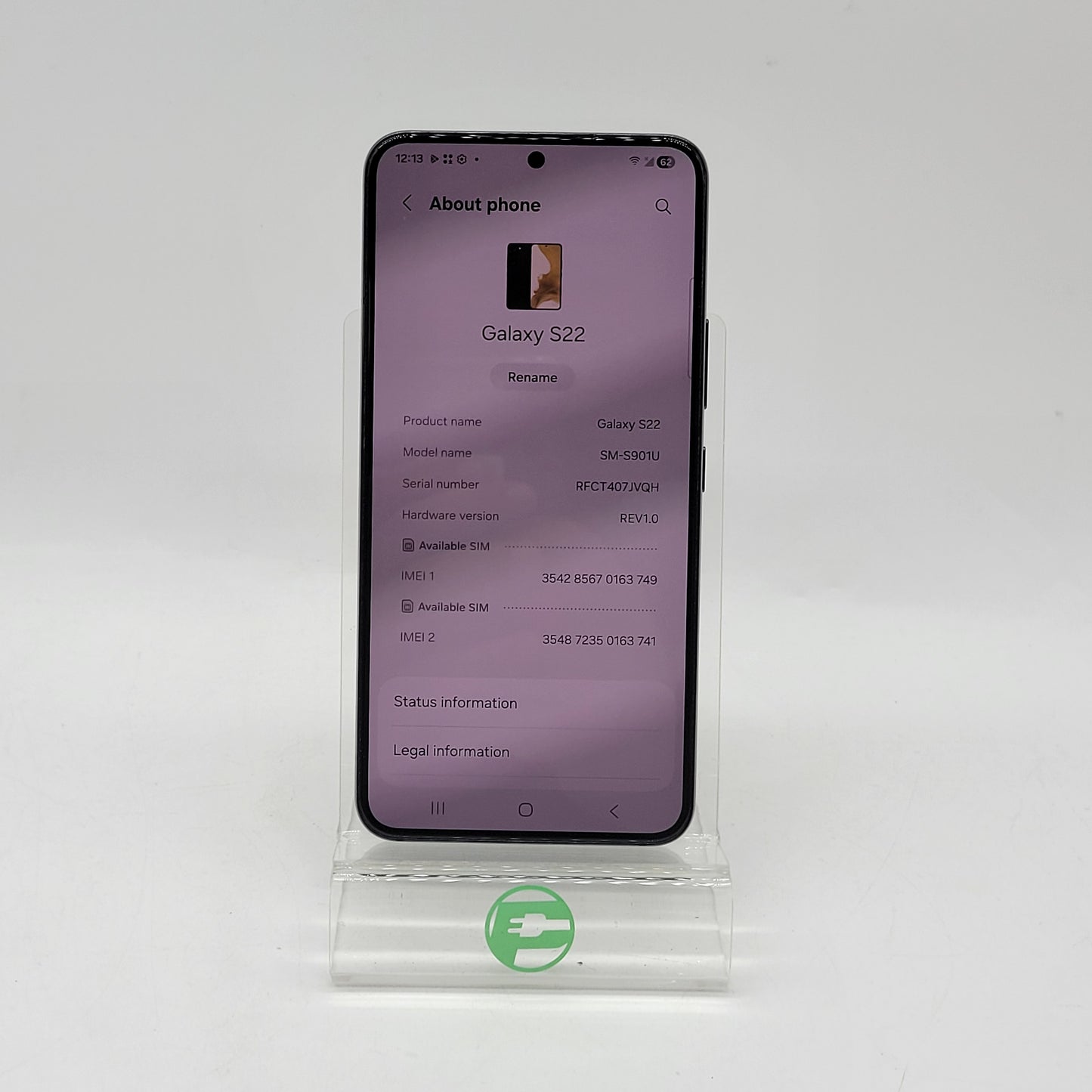 Unlocked Samsung Galaxy S22 8GB RAM 128GB SM-S901U Black