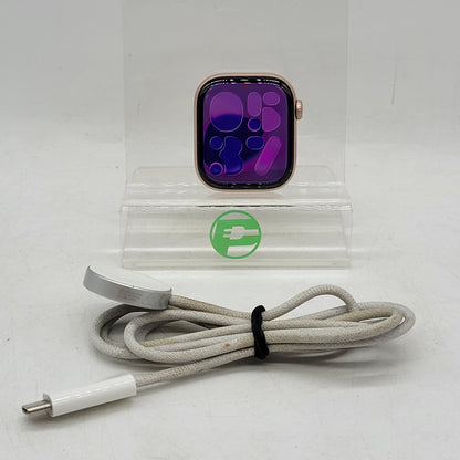 GPS Only Apple Watch Series 11 42MM Rose Gold Aluminum MEU04LW/A Face Only