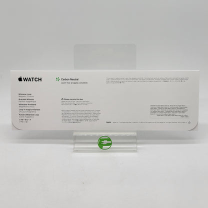 New Unlocked Apple Watch Series 10 42MM Slate Titanium Stainless Milanese Loop
