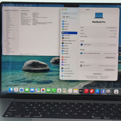 2021 Apple MacBook Pro 16" M1 Pro 16C GPU 3.2GHz 16GB RAM 1TB SSD A2485