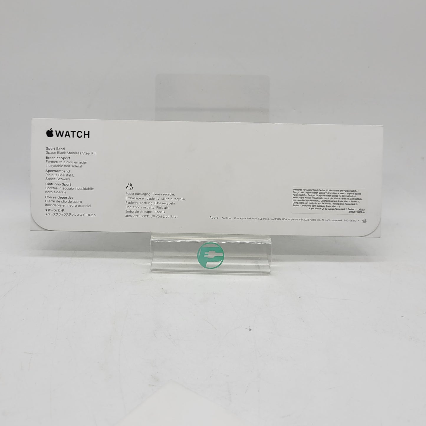 GPS Only Apple Watch Series 11 42MM Jet Black Aluminum Black Sport Band 