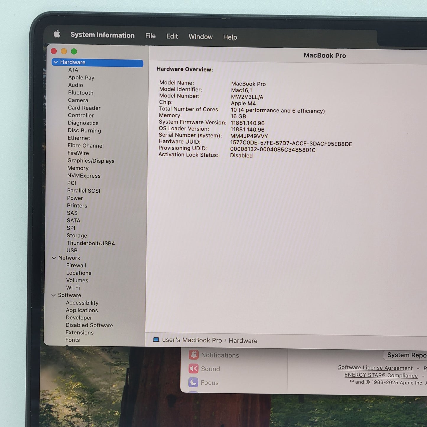 2024 Apple MacBook Pro 14" M4 10C GPU 4.5GHz 16GB RAM 1TB SSD A3112