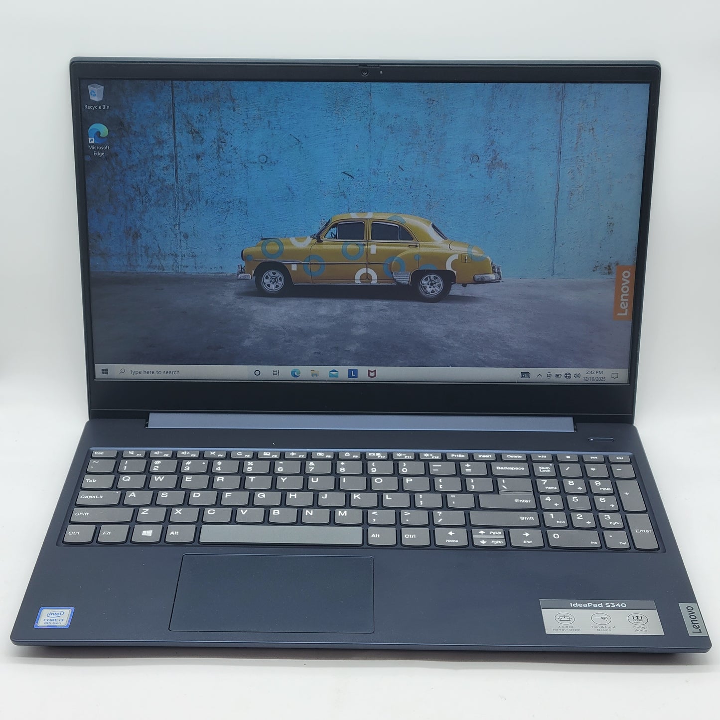 Lenovo IdeaPad S340 15.6" i3-8145U 2.3GHz 8GB RAM 128GB SSD