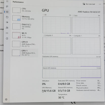 ASUS Custom PC Ryzen 5 7600X 4.70GHz 16GB RAM 1TB SSD Radeon RX 6650 XT
